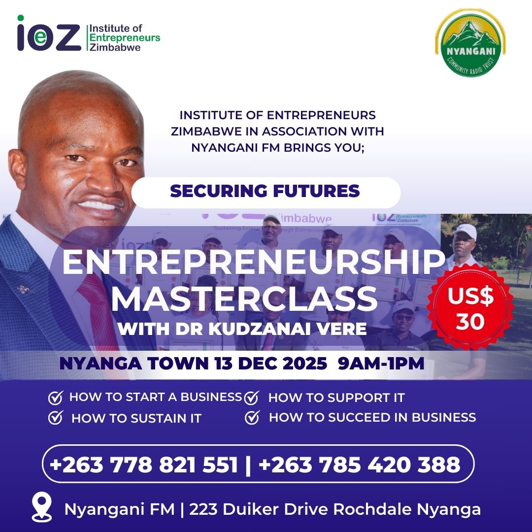 ENTREPRENEURSHIP MASTERCLASS – MABHINDAUKO